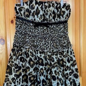 Giambattista Valli Leopard Cocktail Dress